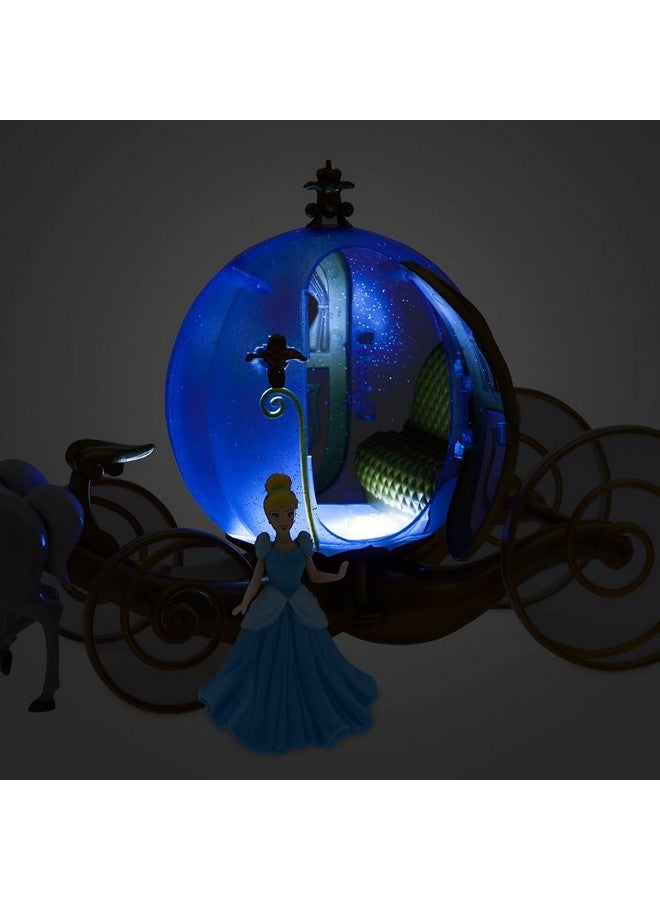 Disney store DISNEY STORE Official Cinderella Doll Horse and Carriage Play Set, Princess Toys for Girls, Light-Up Glittering Pumpkin Coach, Clip-On Dresses - Image 3
