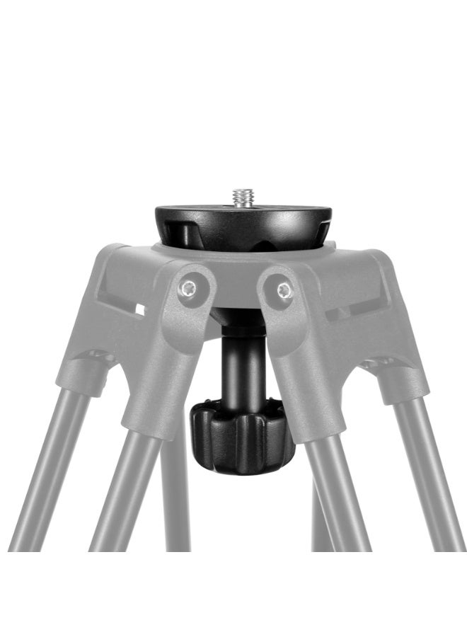 PULUZ 75mm Half Ball Flat to Bowl Adapter for Fluid Head Tripod DSLR Rig Camera, Metal Material - Image 4