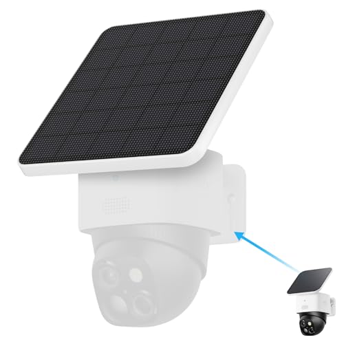 Uogw 4W Solar Panel Compatible with eufy Security SoloCam S340Replace The Original 2W Solar PanelKeep Your eufy S340 Camera Continuously PoweredIP65 WeatherproofOnly Solar PanelCameres Not Included - Image 1