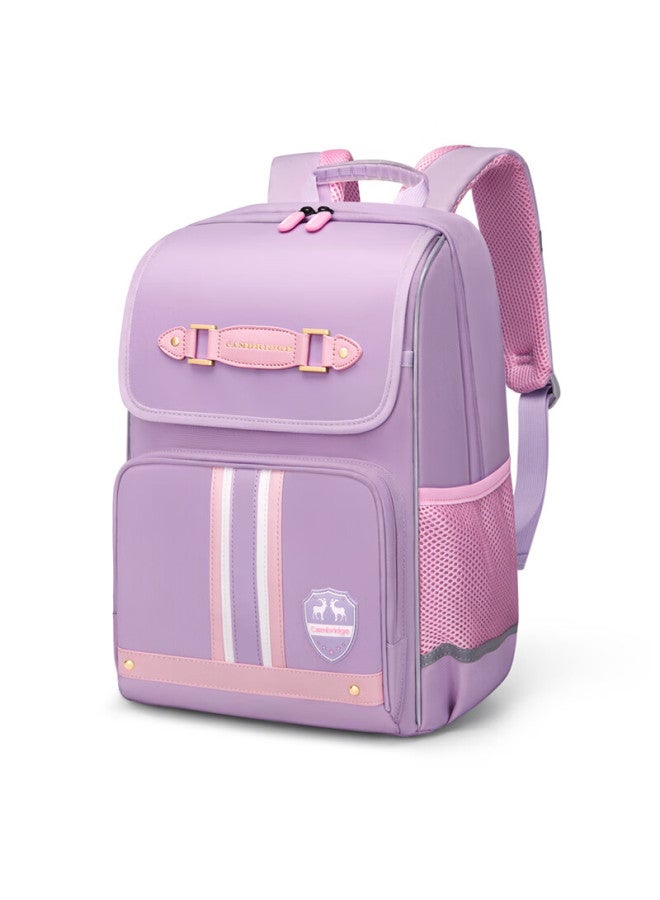 Ninth Castle The Ninth Castle Elementary School Backpack For Boys Spine Protection Children's Backpack 1st-3rd-6th Grade British Style Girls' School Bag - Image 5