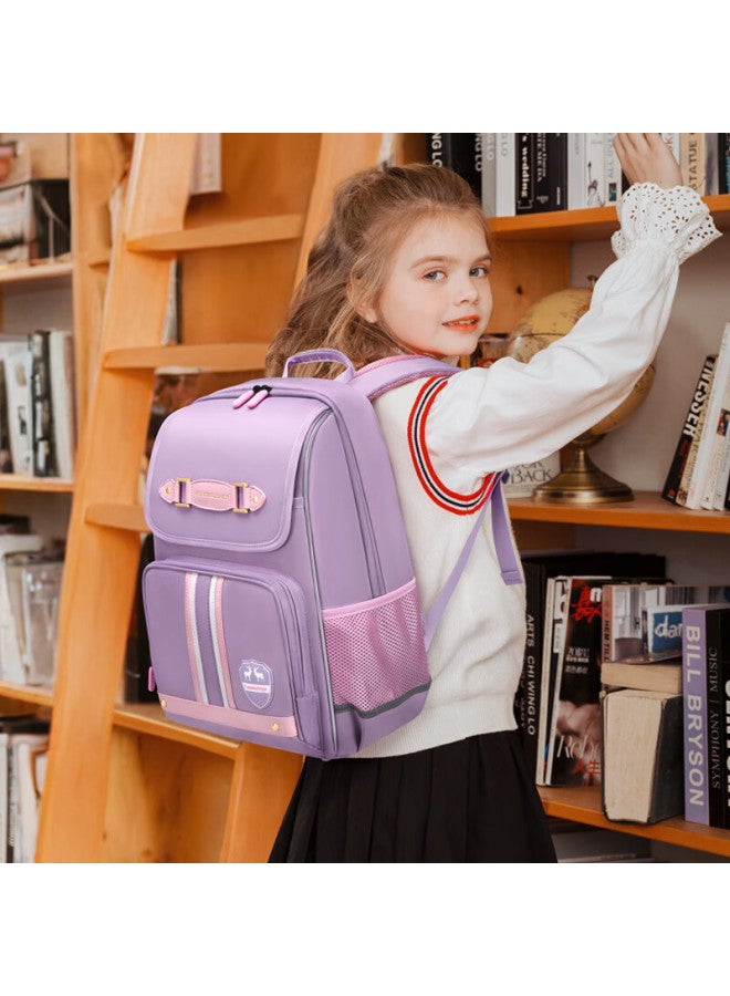 Ninth Castle The Ninth Castle Elementary School Backpack For Boys Spine Protection Children's Backpack 1st-3rd-6th Grade British Style Girls' School Bag - Image 3