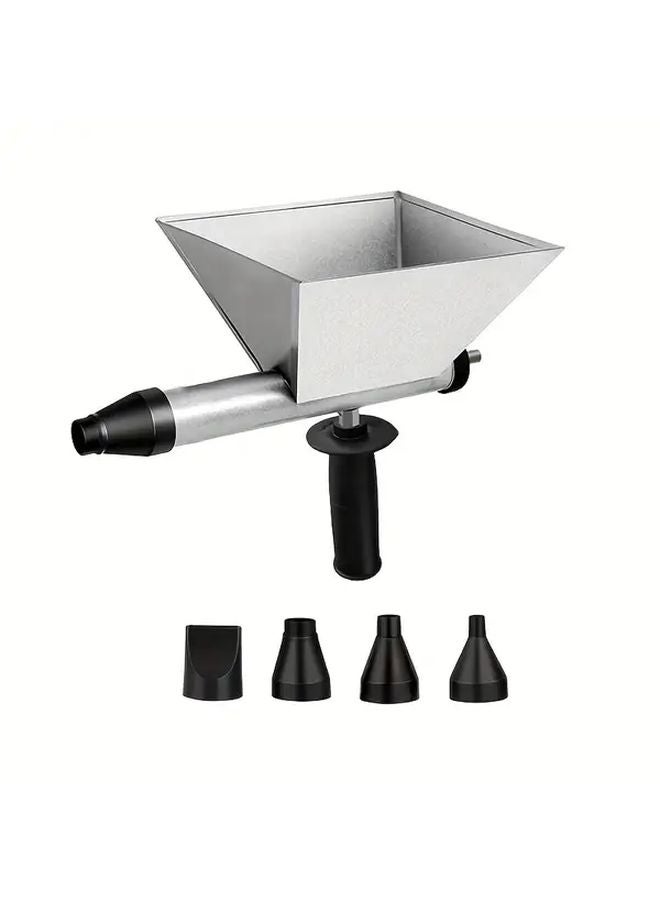 مسدس الحقن المعدني المحمول لأعمال الأسمنت مع ٤ فوهات من الفولاذ الكربوني - Image 1