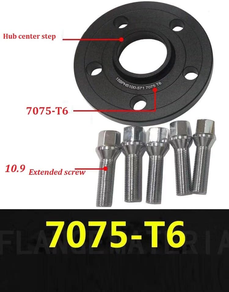 Wivplex 15mm Wheel Spacer Adapter for Audi Models - Image 4