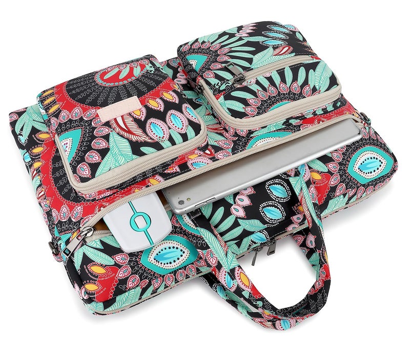 Ezrelia15-15.6 inch Laptop Shoulder Bag, for MacBook Pro 16, Hp Lenovo Dell 14 inch Waterproof Messenger Bag Case Sleeve - Image 5