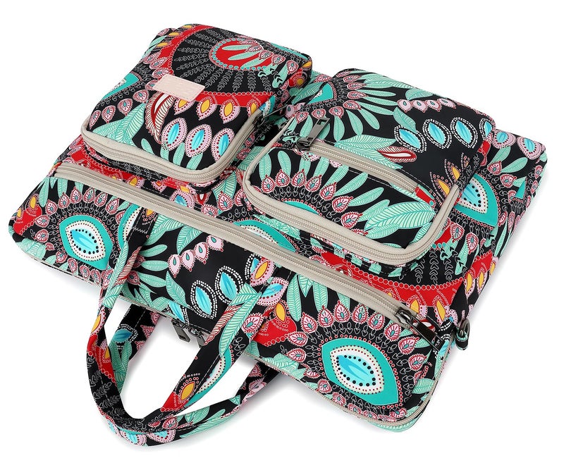 Ezrelia15-15.6 inch Laptop Shoulder Bag, for MacBook Pro 16, Hp Lenovo Dell 14 inch Waterproof Messenger Bag Case Sleeve - Image 3