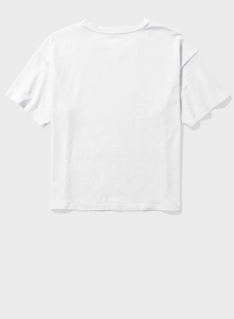 American Eagle Crew Neck Logo T-Shirt