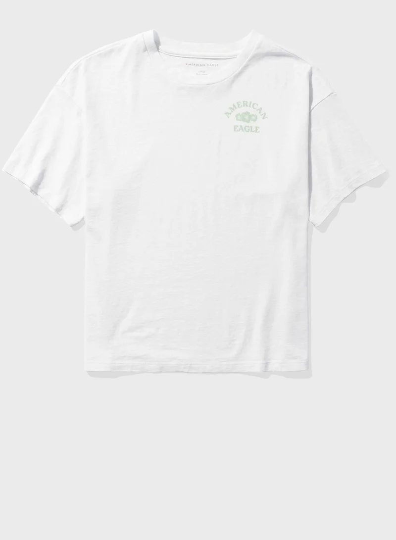 American Eagle Crew Neck Logo T-Shirt