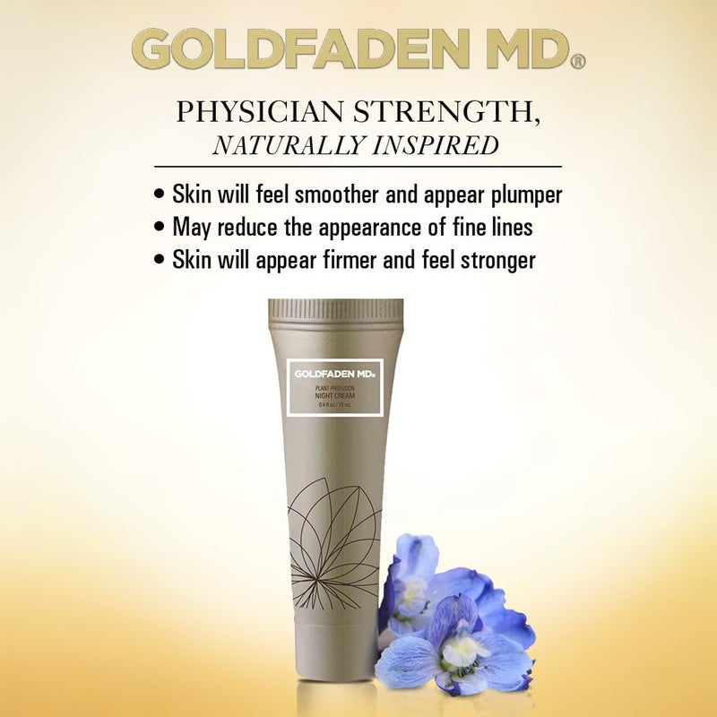 GOLDFADEN MD Plant Profusion Regenerative Night Cream 0.4 Fl Oz - Image 3