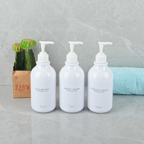 GOYISEE Shampoo and Conditioner Dispenser for Shower Wall,Shower Soap Dispenser 3 Chamber No Drill,Refillable for Shampoo Lotion Oil Shower Soap Hand Soap and Dish Soap - Image 2