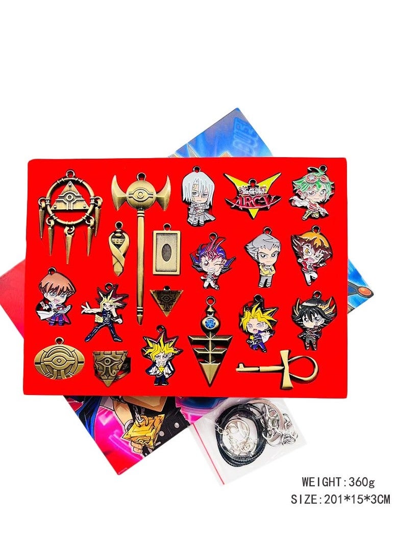 Yu-Gi-Oh! Duel Monsters Metal Pendant Necklace, Keychain, JOYugi, Muto, Seto, Kaiba, Tea, Gardner, Ryou, Bakura, Mokuba, 20 Pieces - pzsku/ZF5D0496BC289F31F2689Z/45/_/1740647104/759d4ca6-4778-4f26-a64e-cedc7995b302