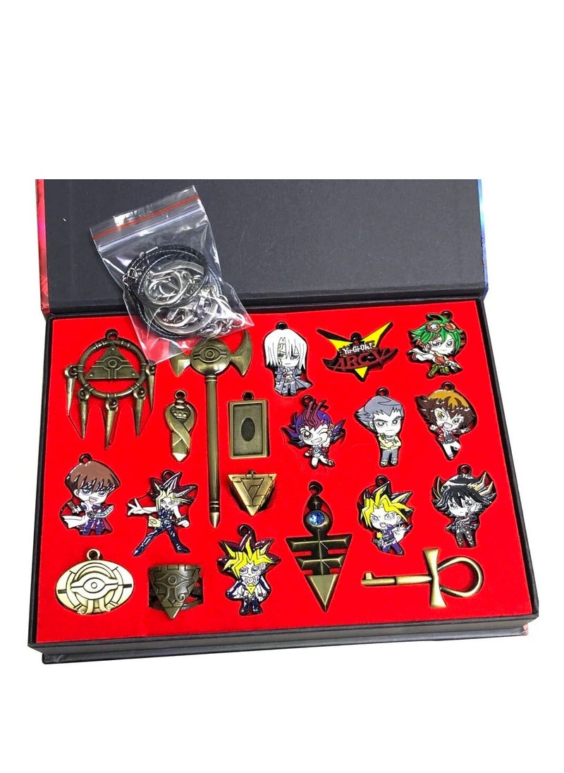 Yu-Gi-Oh! Duel Monsters Metal Pendant Necklace, Keychain, JOYugi, Muto, Seto, Kaiba, Tea, Gardner, Ryou, Bakura, Mokuba, 20 Pieces - pzsku/ZF5D0496BC289F31F2689Z/45/_/1740647106/384b0423-83db-41b8-8ede-7762e55c5784