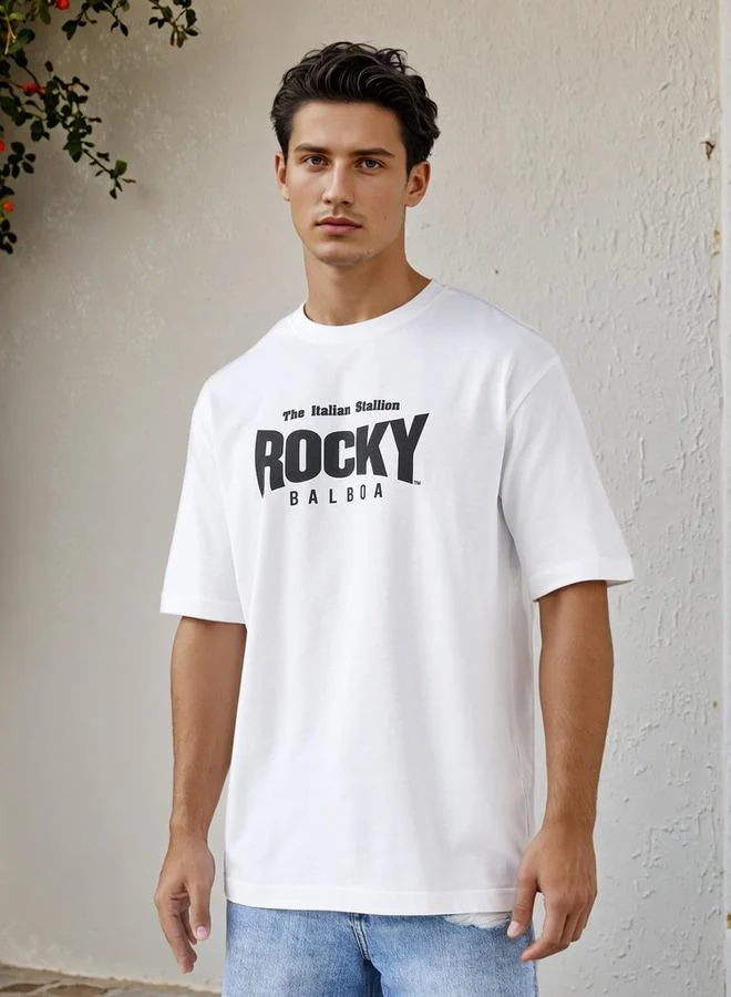 اس بي كاركترز Printed Crew Neck T-shirt