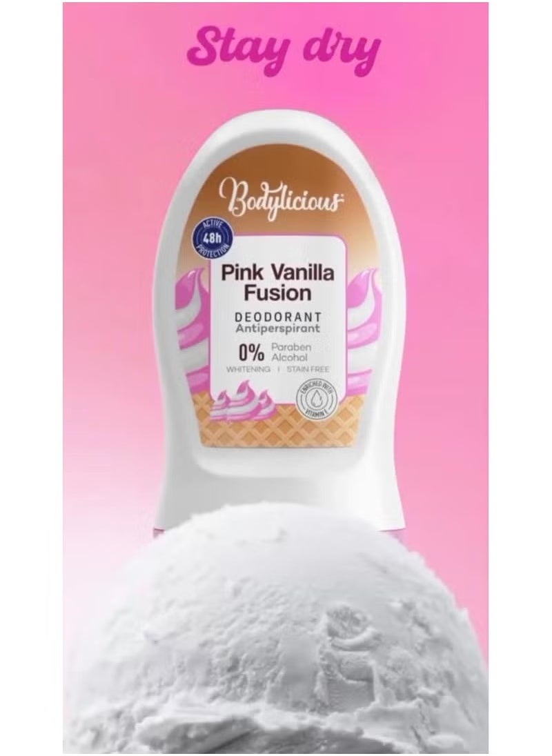 Bodylicious - Pink Vanilla Fusion Deodorant Roll On 50ml - Image 1