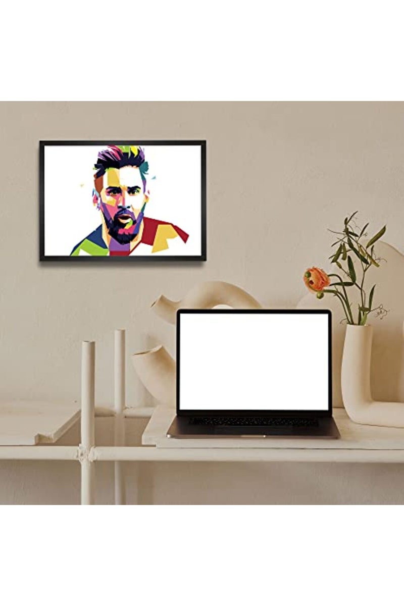 LAMRON Messi Vector Wall Art Framed Poster - Image 2