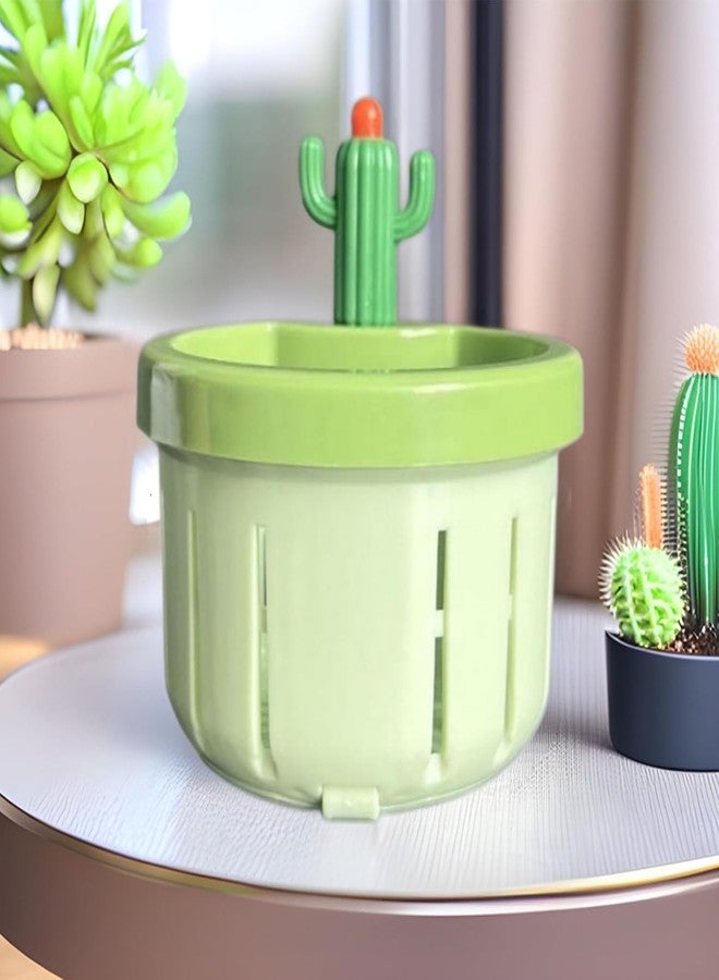 Crega Cactus Kitchen Sink Drain Strainer - Automatic Dumping Basket & Waste Collector, Multi-Functional Sink Filter with Easy Press Net Lifting for Efficient Kitchen Cleaning - Image 3