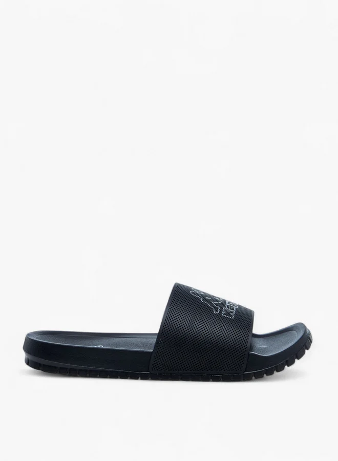 كابا Men's Logo Print Slide Sandals