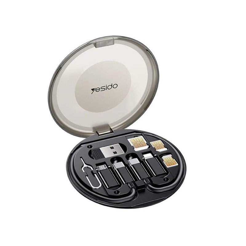 Yesido 6-in-1 Multifunction Cable Set CA118 - Image 1