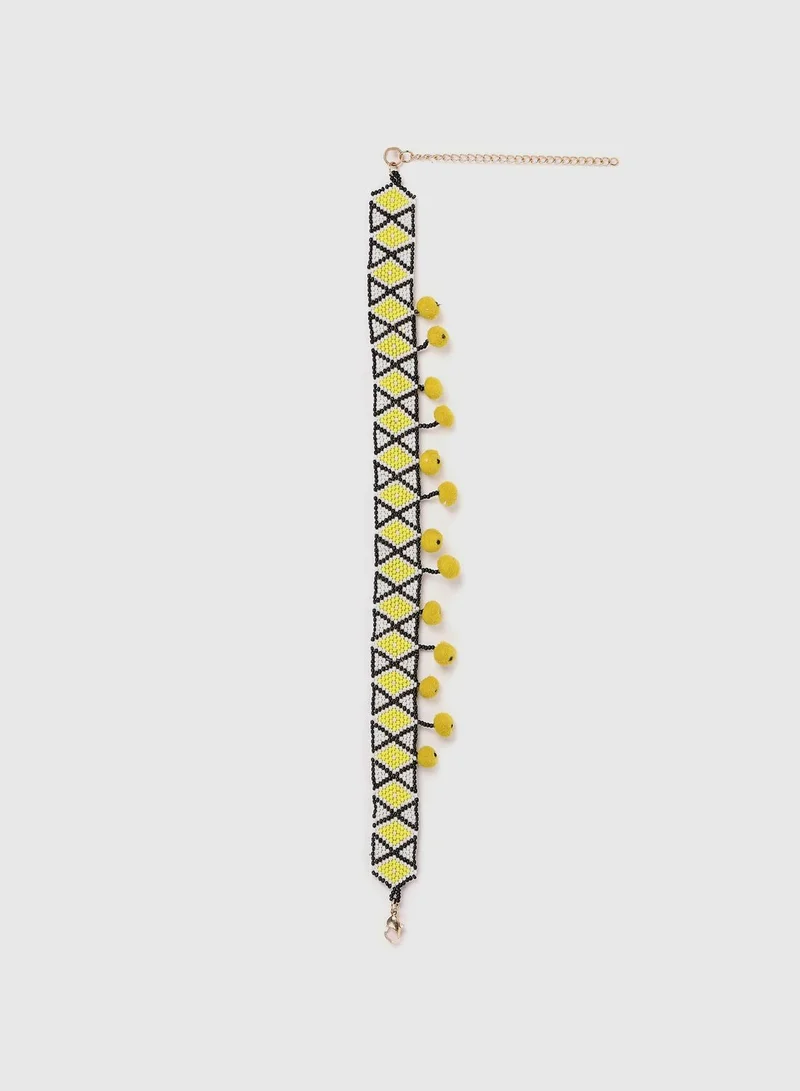 SOHI Quirky Drawstring Choker Necklace