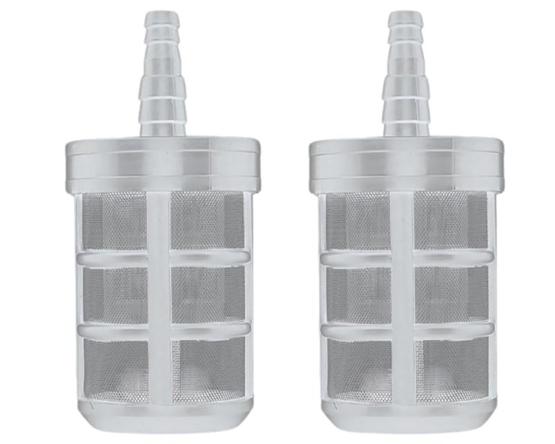 APPSTER 2pcs Water Inlet Micro Pump Filter SS Net Strainer for Diaphragm Pump Inlet Hose Pipe End Suction Filter, Pumping Water, Sprayer, Car Washer, Filtration - Image 1