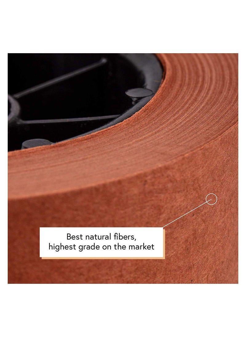 SYOSI - Pink Butcher Paper Roll Food Grade Peach Butcher Paper for Smoking Meat Unbleached Unwaxed and Uncoated Kraft Paper Roll 45.7cmx53m - Image 1