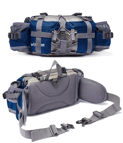 Yuoto VISCNE Outdoor Fanny Pack Hiking Fishing Waist bag 2 Water Bottle Holder Lumbar Pack - Image 1