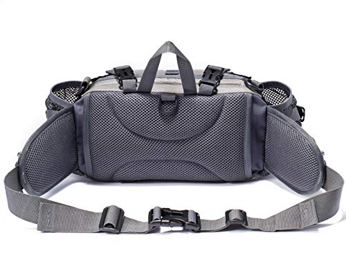 Yuoto VISCNE Outdoor Fanny Pack Hiking Fishing Waist bag 2 Water Bottle Holder Lumbar Pack - Image 2