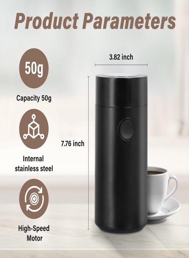 Simple Deluxe Coffee Grinders for House Use, Spice Grinder, Coffee Bean Grinder, Herb Grinder, High-Speed Motor, One-Touch Operation, Overheating Protection, Internal Stainless Steel - Image 3