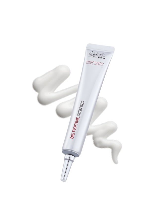 SWANICOCO Pregnancy Safe Fermentation Peptine Eye Care Cream Under Eye Cream with 8 Peptides and Niacinamide, Anti Aging Eye Cream for Wrinkles & Crows Feet Korean Skincare 20ml 0.68 Fl Oz - Image 1
