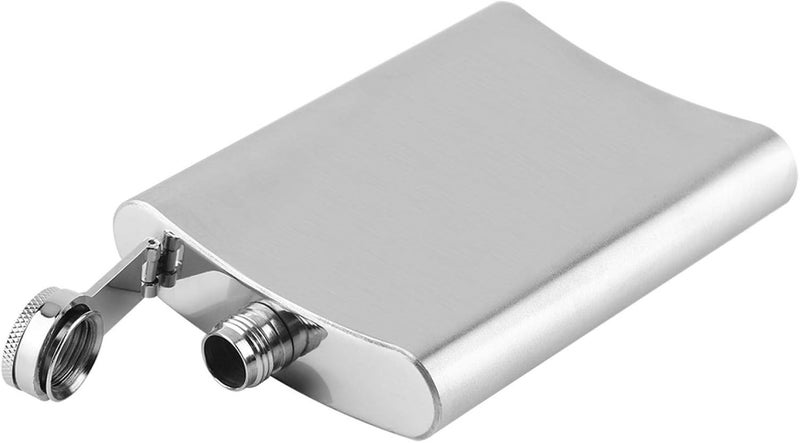 comfrt 7/8/10oz Leak Proof Stainless Steel Hip Flasks with Flask Funnel for Liquor Whiskey Wine Alcohol Men Women(8oz) - Image 5