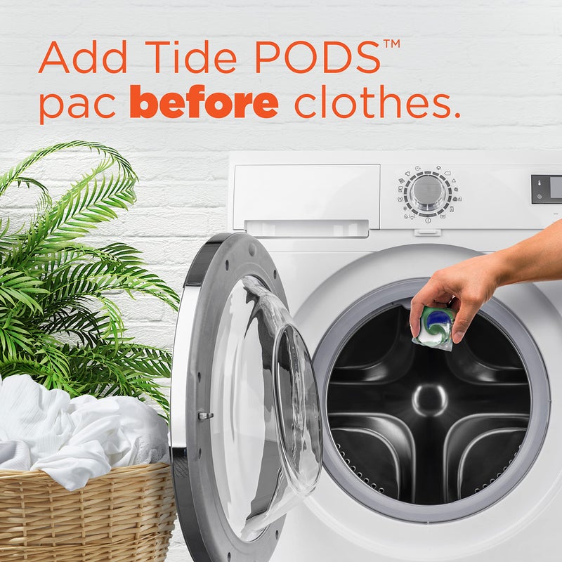 Tide Hygienic Clean Power PODS Laundry Detergent Pacs, Original Scent, 25 Count, Removes Visible and Invisible Dirt - Image 5
