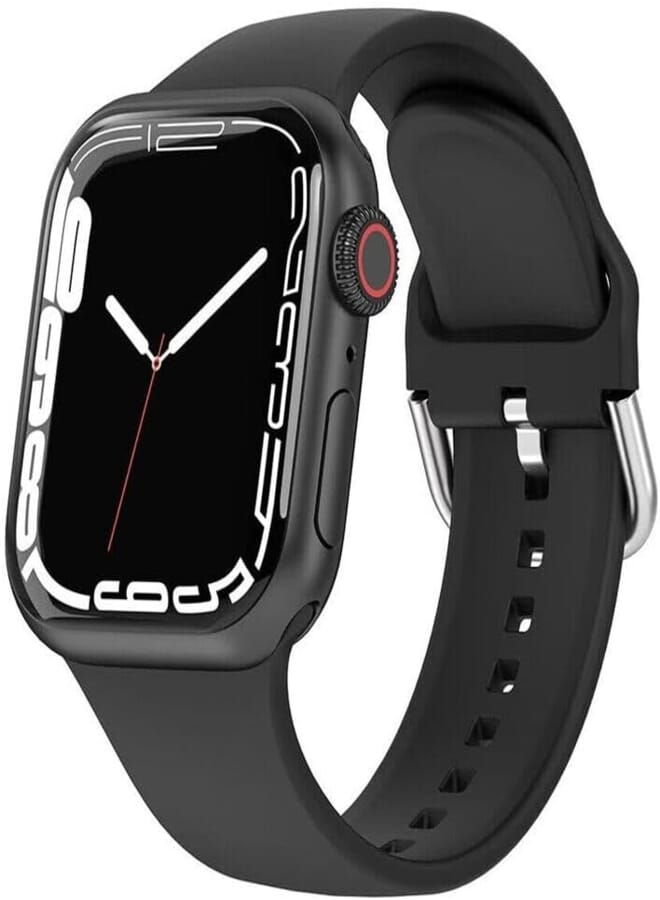 Next store Silicone Band Compatible with Apple Watch Ultra 49mm 45mm 44mm 42mm, Soft Silicone Strap with Classic Clasp for iWatch Series SE 8 7 6 5 4 3 2 1 Ultra