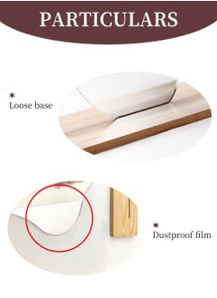 LEOKOR Irregular Shape Makeup Mirror, Cloud Shaped Tabletop Mirror With Detachable Wooden Stand, Vanity Mirror Frameless For Bedroom,Living Room Decor  - Image 5