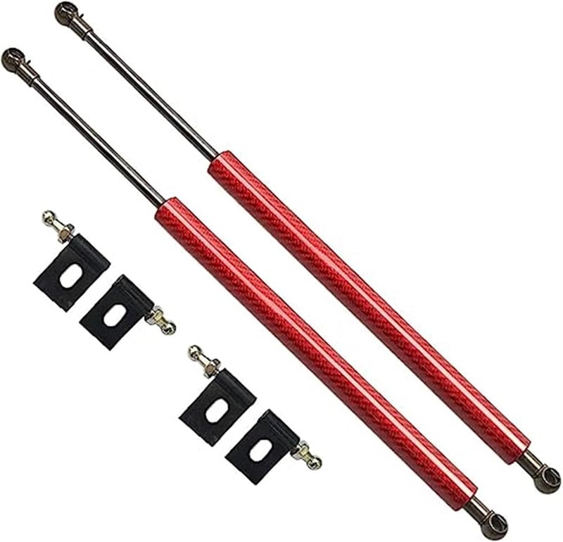 DEMULAX Carbon Fiber Hood Lift Support for Mitsubishi Lancer Evolution - Image 2