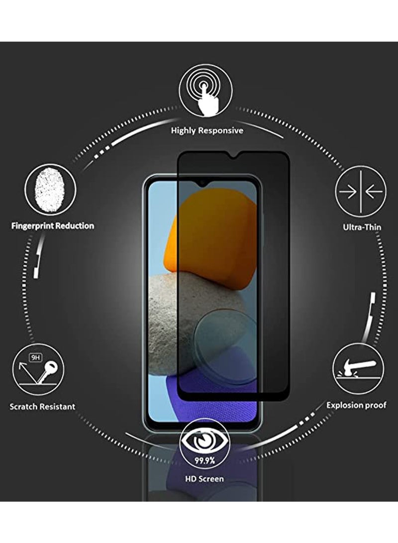 2 Pack Samsung Galaxy A23 5G / 4G Privacy Screen protector with Anti-Spy Tempered Glass 9H Hardness Protector Film Anti Scratch Bubble free Easy Install Case Friendly - Image 4