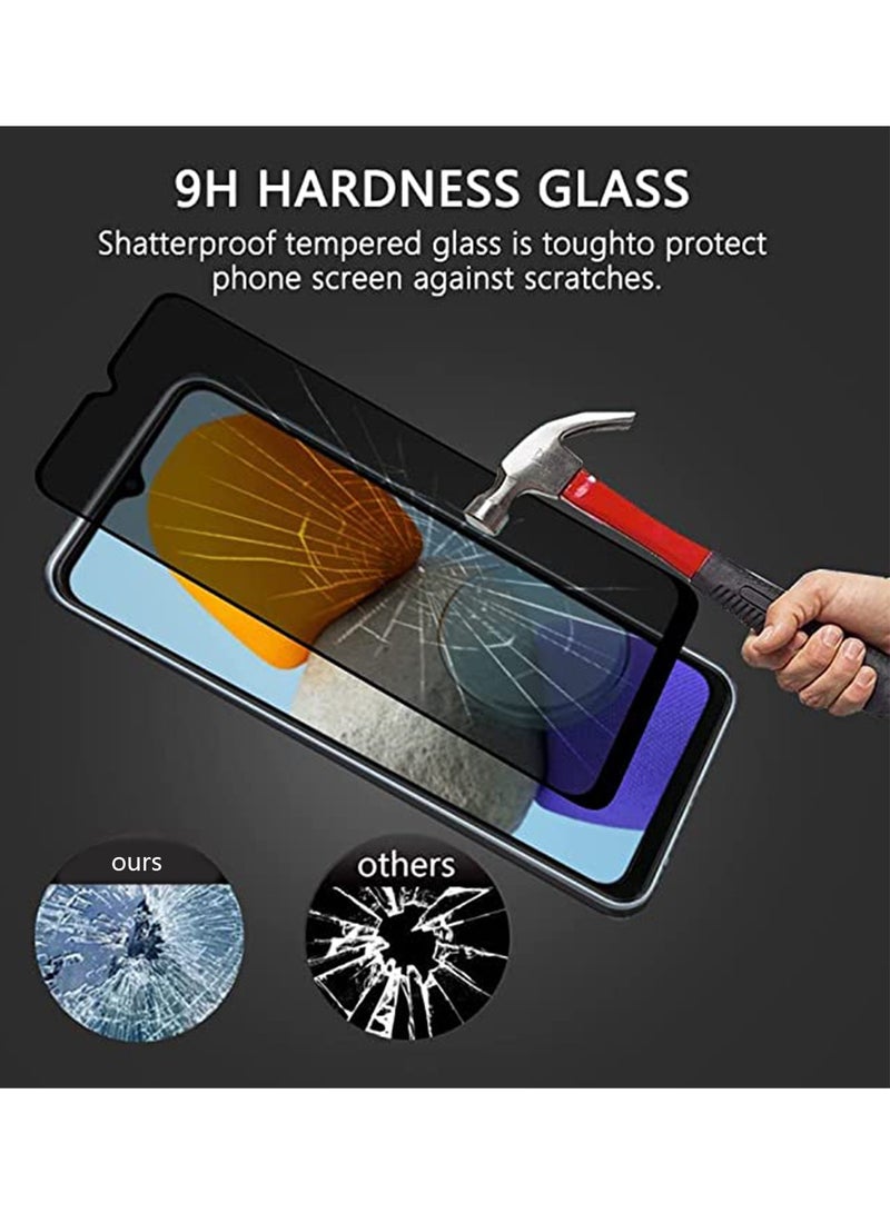 2 Pack Samsung Galaxy A23 5G / 4G Privacy Screen protector with Anti-Spy Tempered Glass 9H Hardness Protector Film Anti Scratch Bubble free Easy Install Case Friendly - Image 5