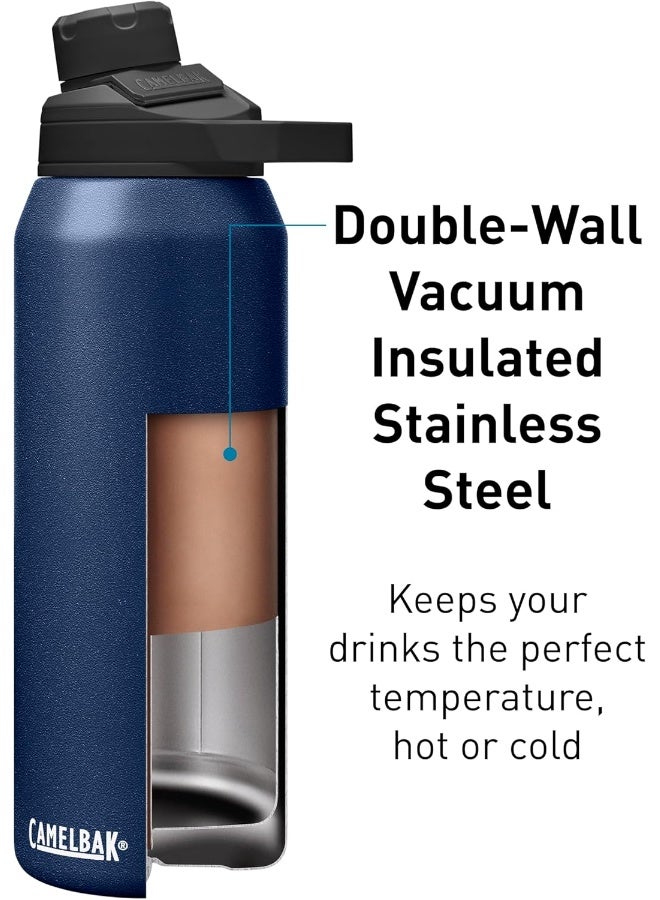 كاميلباك زجاجة ماء CamelBak Chute Mag SST بسعة 32 أونصة – عازلة بالفراغ، أزرق كحلي - Image 3