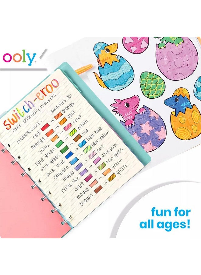 أولي مجموعة من ١٢ قلم تلوين متغير اللون من أولي، أقلام تلوين ثنائية الطرف للأطفال، أقلام تلوين ثنائية الطرف بطرف مشطوف، أقلام تلوين متغيرة اللون للوازم الفنية، مجموعات الرسم والقرطاسية - Image 5