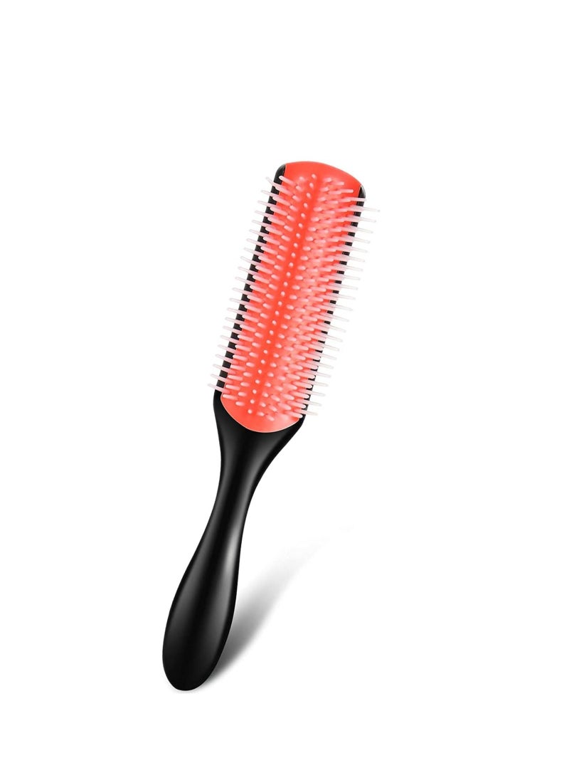 ORiTi ORiTi 9-Row Cushion Nylon Bristle Styling Brushes Massage Hair Brush with Anti-static Rubber Pad Hair Styling Tools  - Image 2