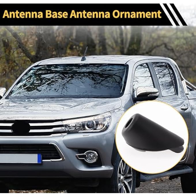 rayihni Antenna Base Grommet Ornament for Toyota 4Runner 2010-2014 Antenna Ornament Rubber Adapter Base No.8639235040 Manual Radio Antenna Mount Bezel Topper - Image 3