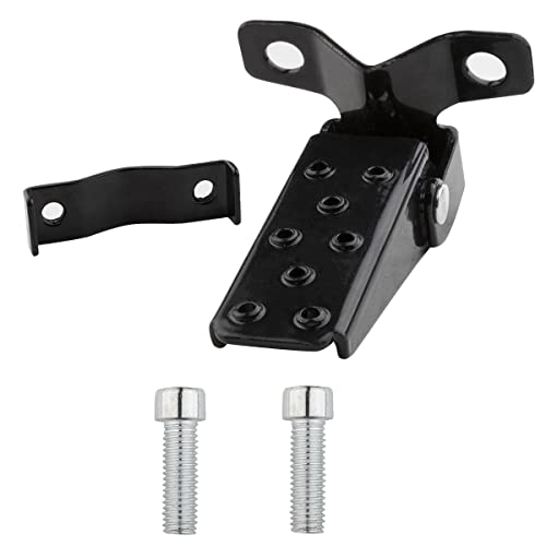NFSpeeding A Pair Universal Foldable Foot Pedals for Motorcycle Universal Frame Clamp-On Type Folding Foot Pegs for MTB ATV Scooter Motorcycle - Image 5