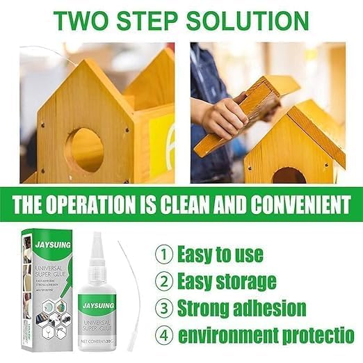 HighStrength Oily Glue for Universal Repairs Instant Super Glue for Wood Ceramic Plastic Metal Glass and More  - Image 4