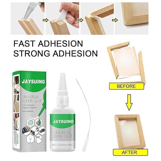HighStrength Oily Glue for Universal Repairs Instant Super Glue for Wood Ceramic Plastic Metal Glass and More  - Image 3