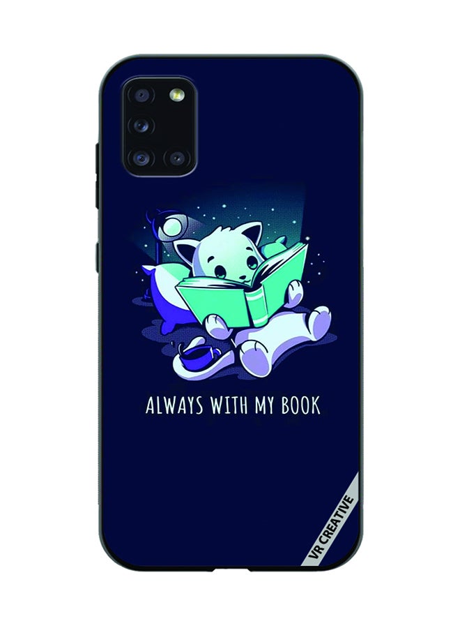 VR CREATIVE Protective Case Cover For Samsung Galaxy A31 Always With My Book Design Multicolour - Image 1