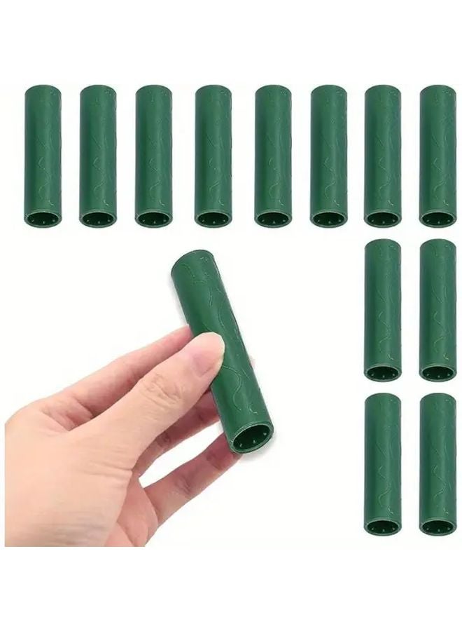 15 Pcs 16mm Heavy Duty Plant Support Connectors Green Garden Clips - Image 2