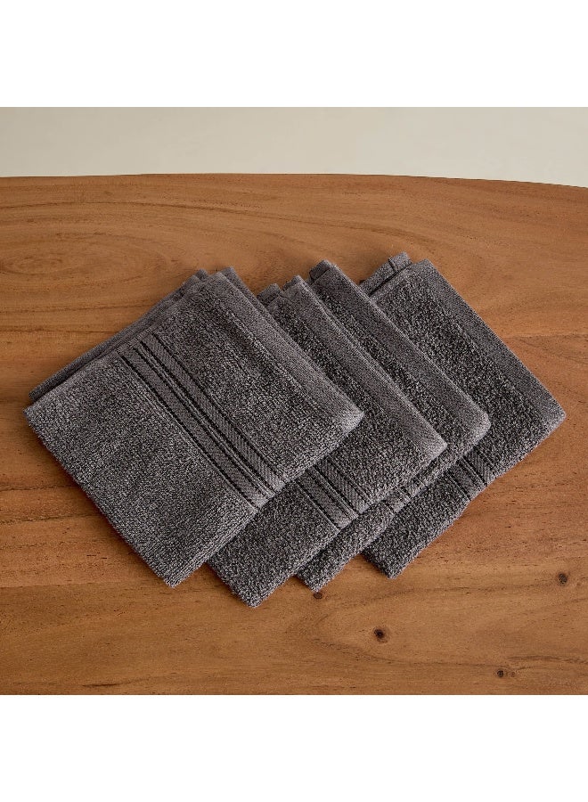 Home Box Essential Carded 4-Piece Face Towel Set 30 X 30 Cm - Image 3