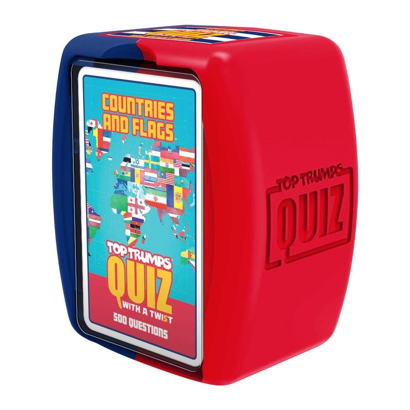 Top Trumps Countries and Flags: Quiz Games - Trivia Quiz - Kids Games for Learning - Great Travel Games and Road Trip Games - Trivia Outdoor Games - Family Games for Kids and Adults 2+ Players - Image 1