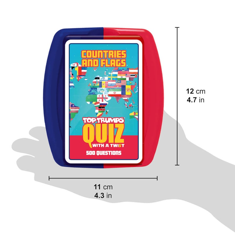 Top Trumps Countries and Flags: Quiz Games - Trivia Quiz - Kids Games for Learning - Great Travel Games and Road Trip Games - Trivia Outdoor Games - Family Games for Kids and Adults 2+ Players - Image 3