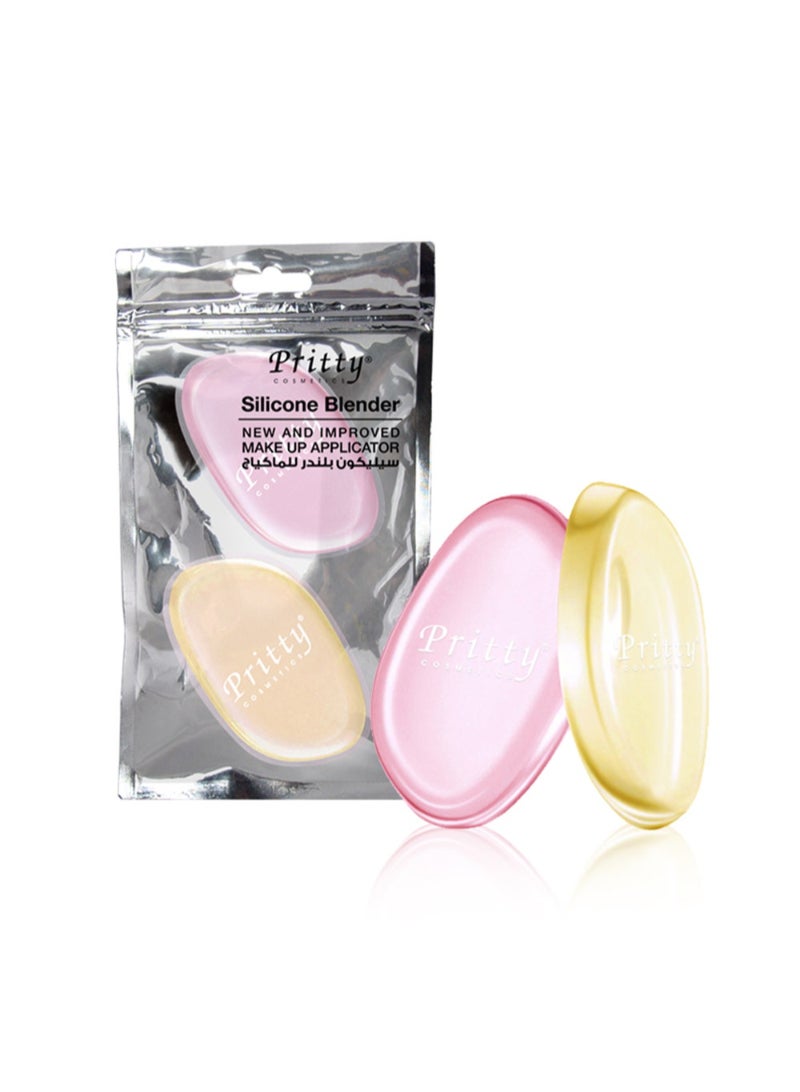 Pritty Silicone Makeup Blender 2 Pcs