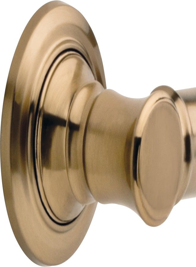 Delta Traditional (1-Pack) 18" Shower Grab Bar Seniors ADA Compliant Champagne Bronze 450 lb Capacity Bathroom Safety Handle for Shower, Bathtub | Wall Mounted Balance Assist, Grip Bar 41618-CZ - Image 4