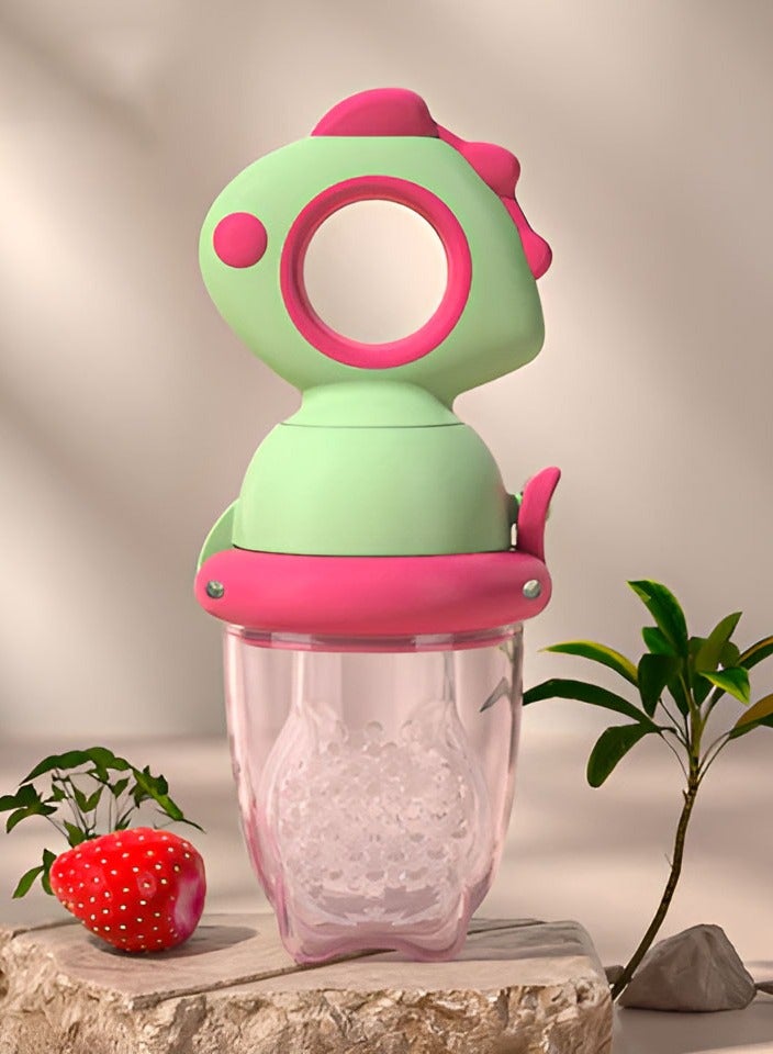 My Pumpkin Baby Pushable Fruit and Vegetable Teether Pacifier Baby Food Feeder Silicone Food Grade Infant Teether - Image 2